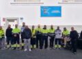 Protesta de los Trabajadores de Estructuras del Estrecho en el Muelle Cañonero Dato