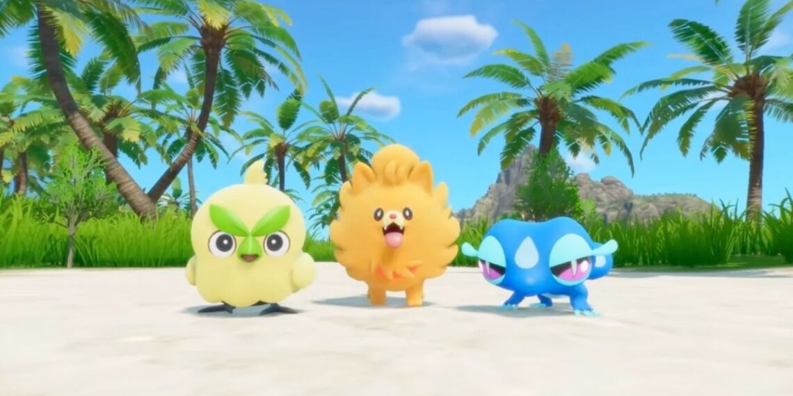 Descubre a los tres iniciales de la décima generación en Pokémon Viento y Pokémon Olas