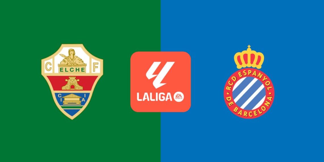 Elche CF vs RCD Espanyol: hora y dónde seguir el enfrentamiento crucial en el Martínez Valero
